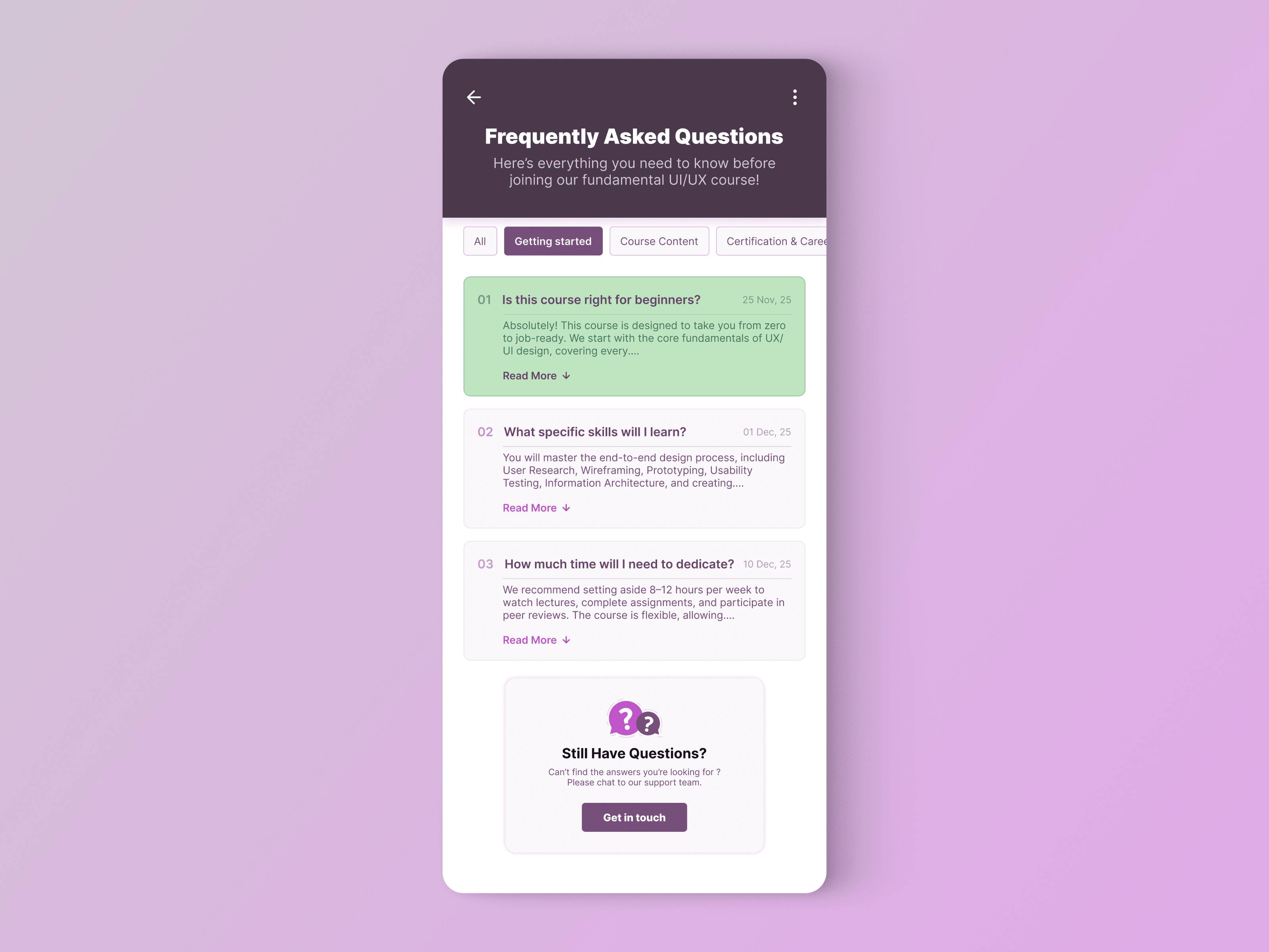 Daily UI Challenge #25