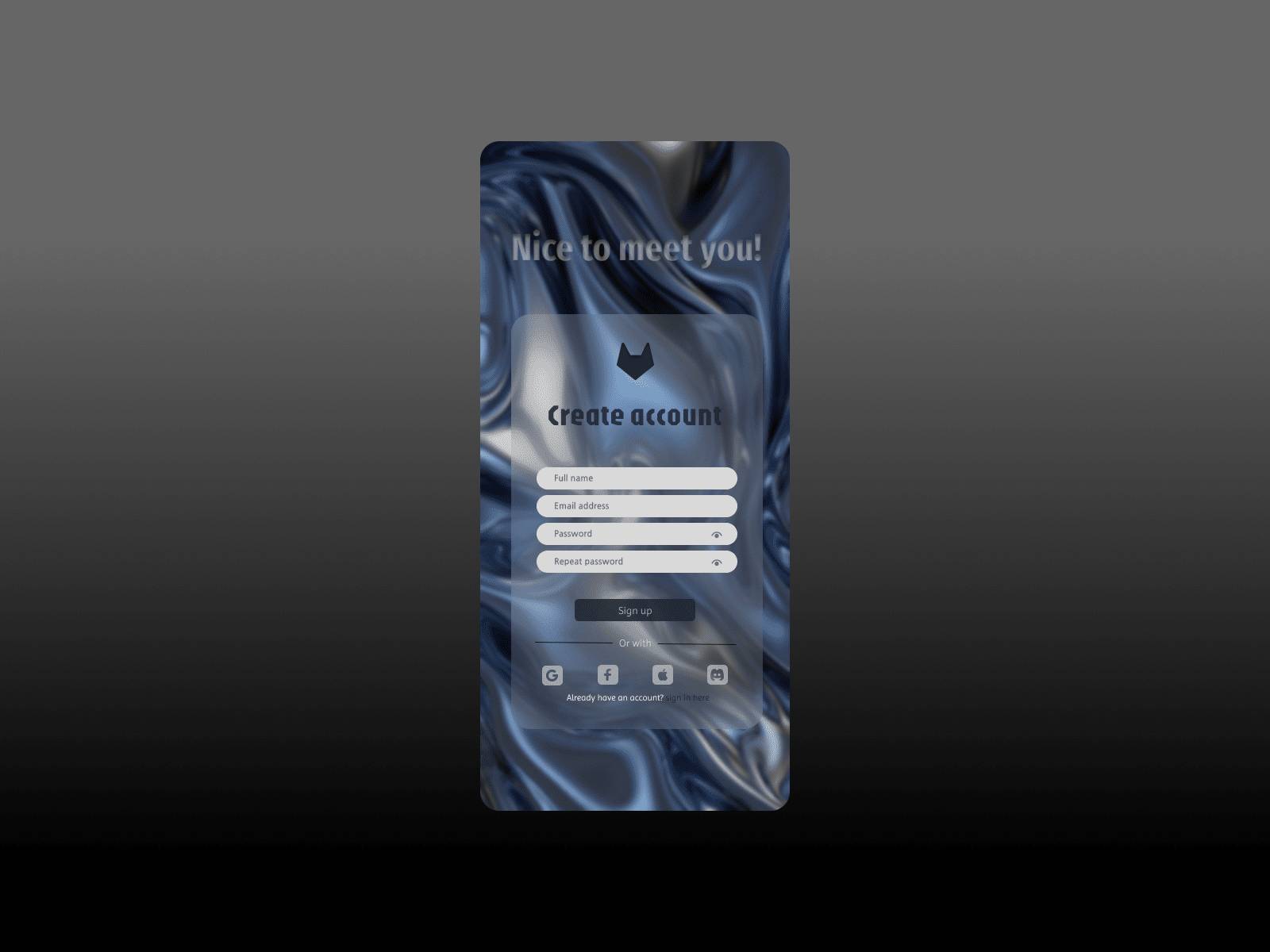 Daily UI Challenge #4