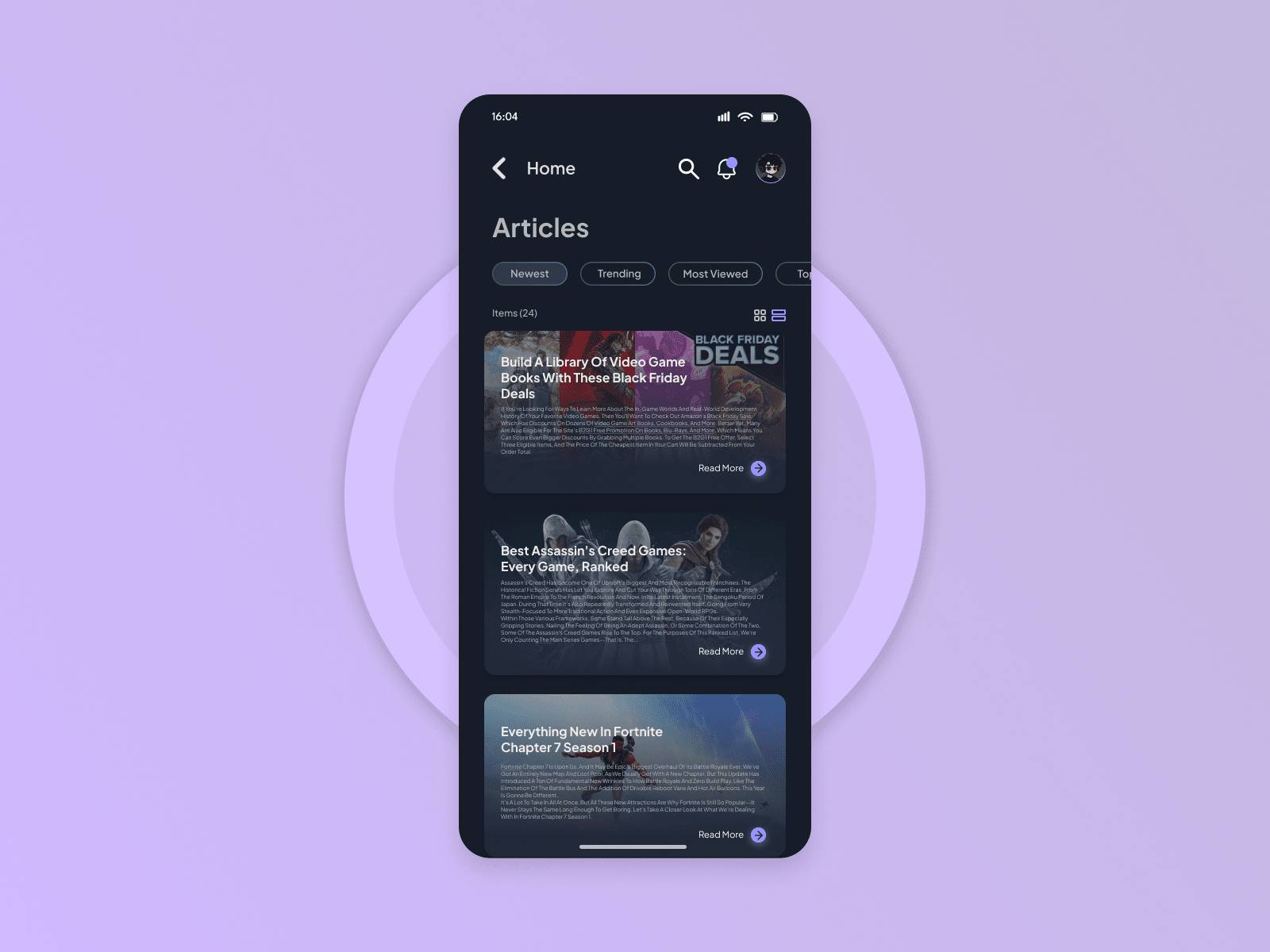 Daily UI Challenge #16