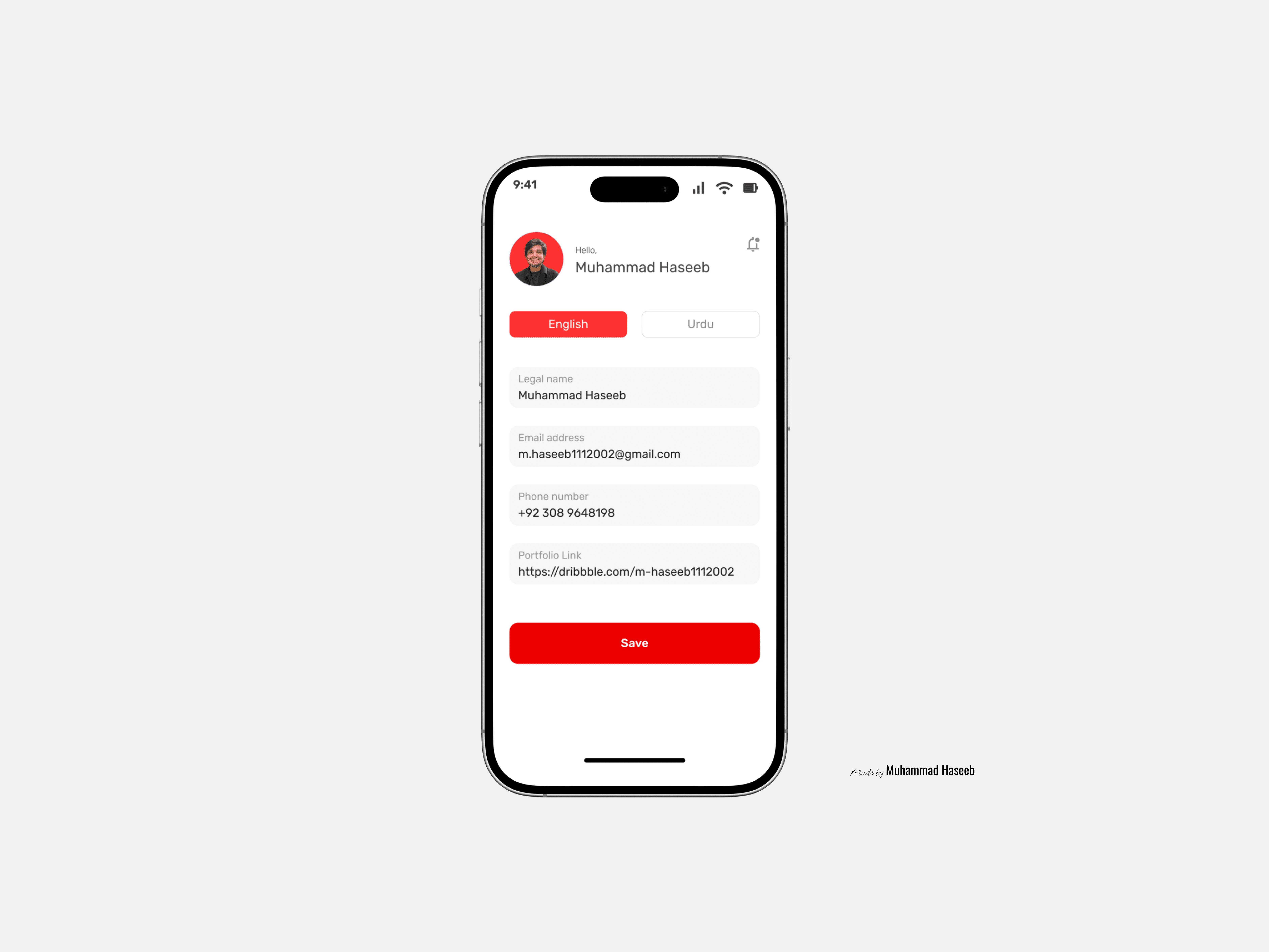 Daily UI Challenge #10