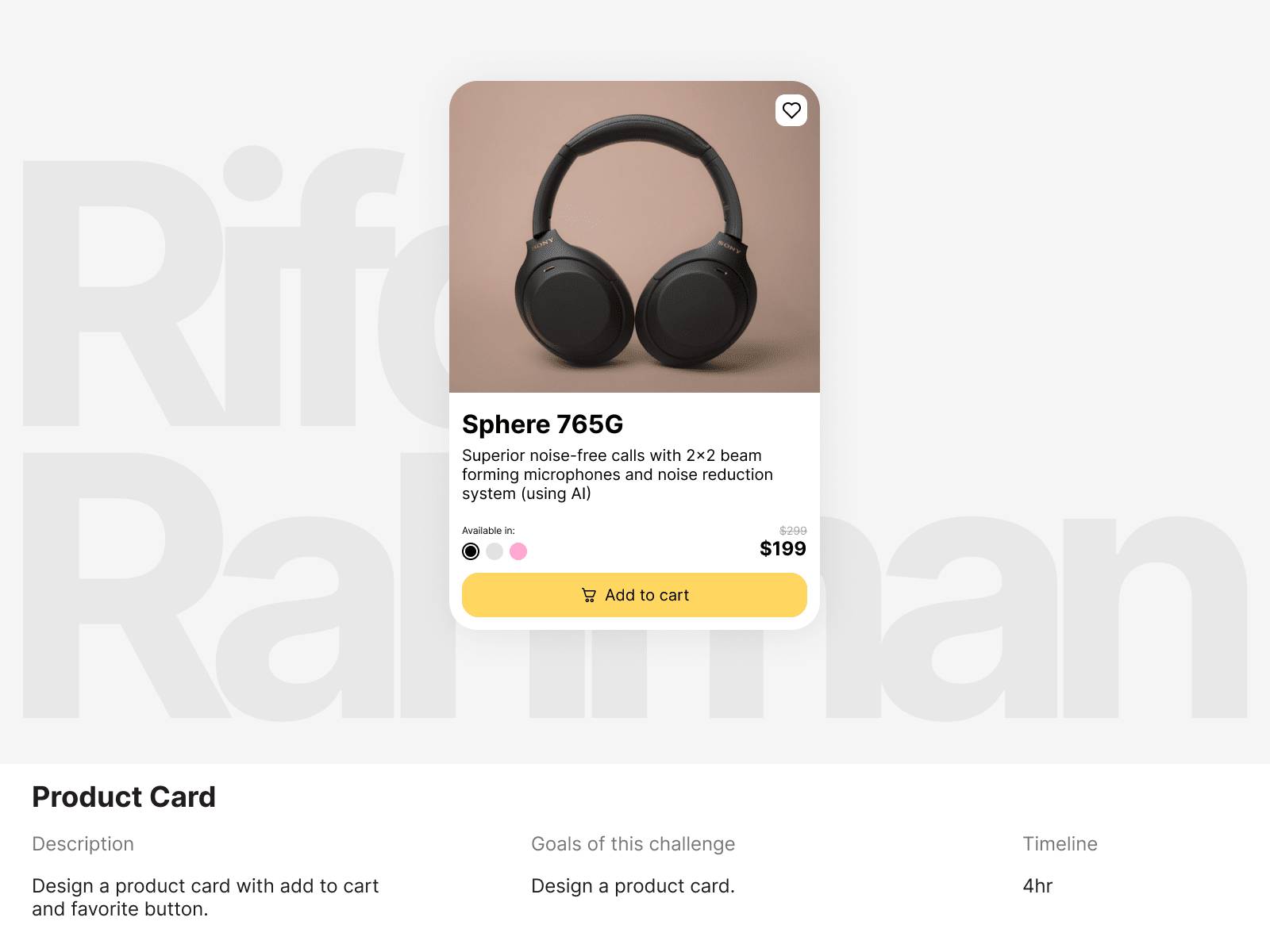 Daily UI Challenge #1