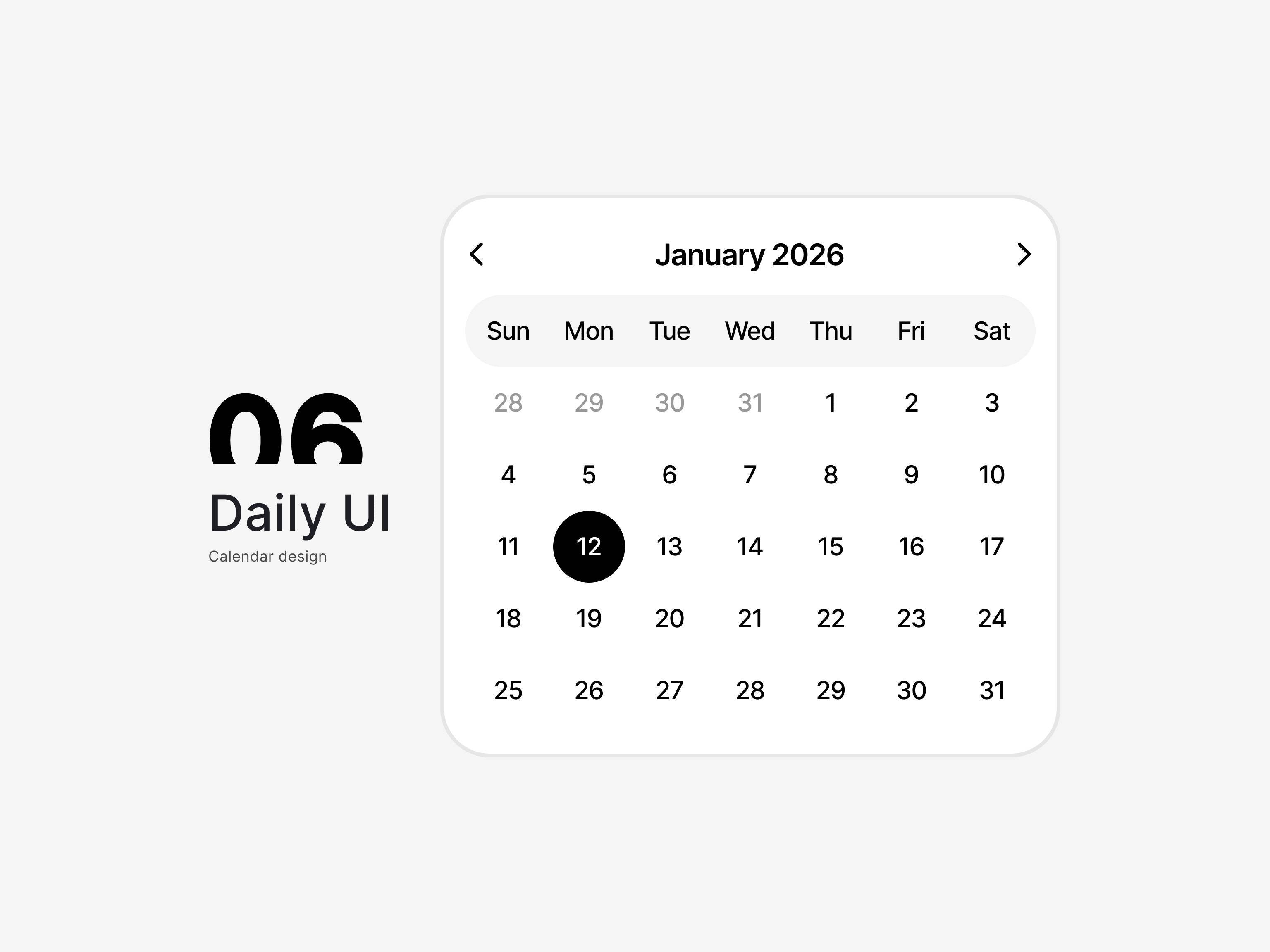 Daily UI Challenge #6