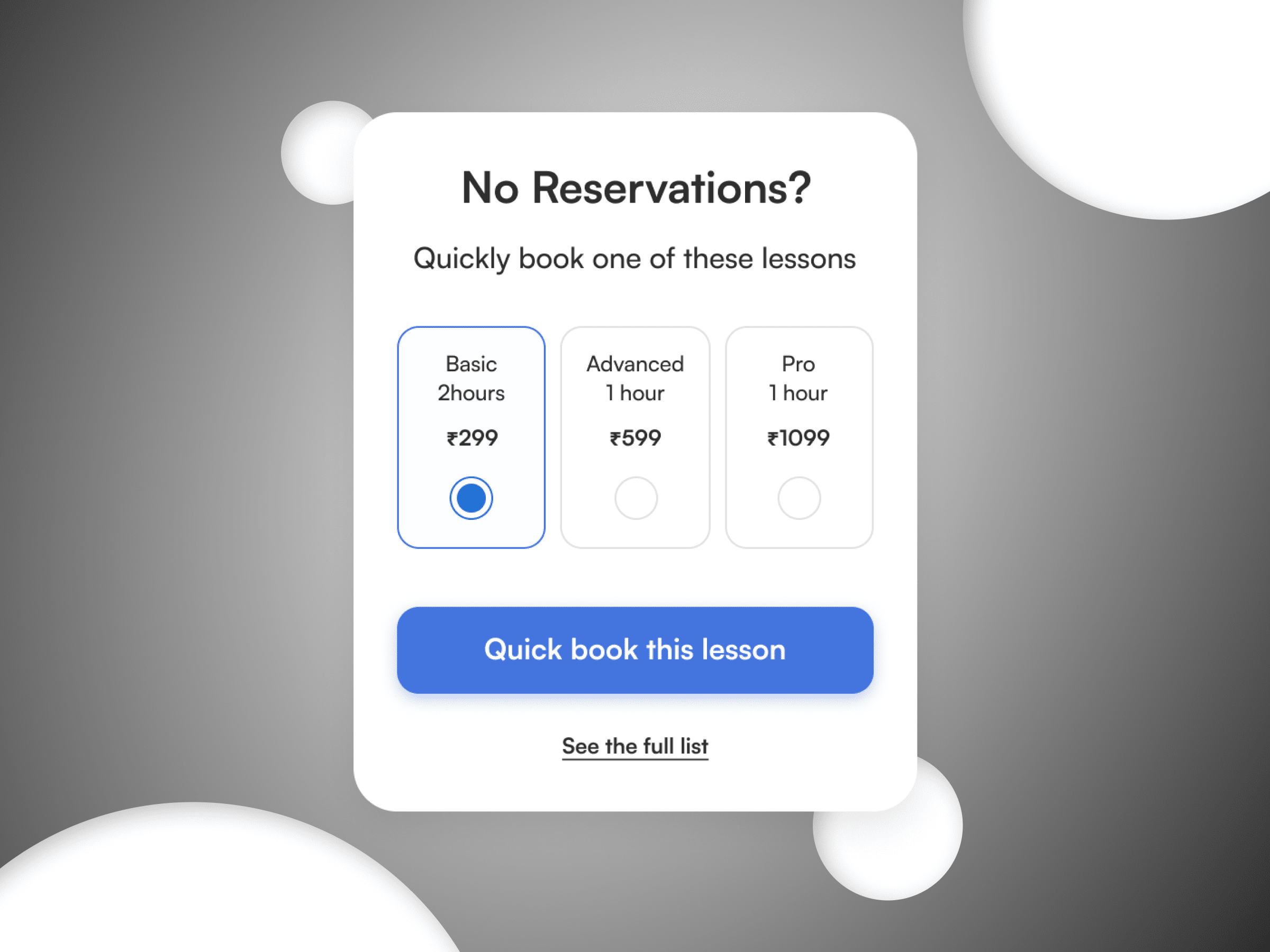 Daily UI Challenge #65