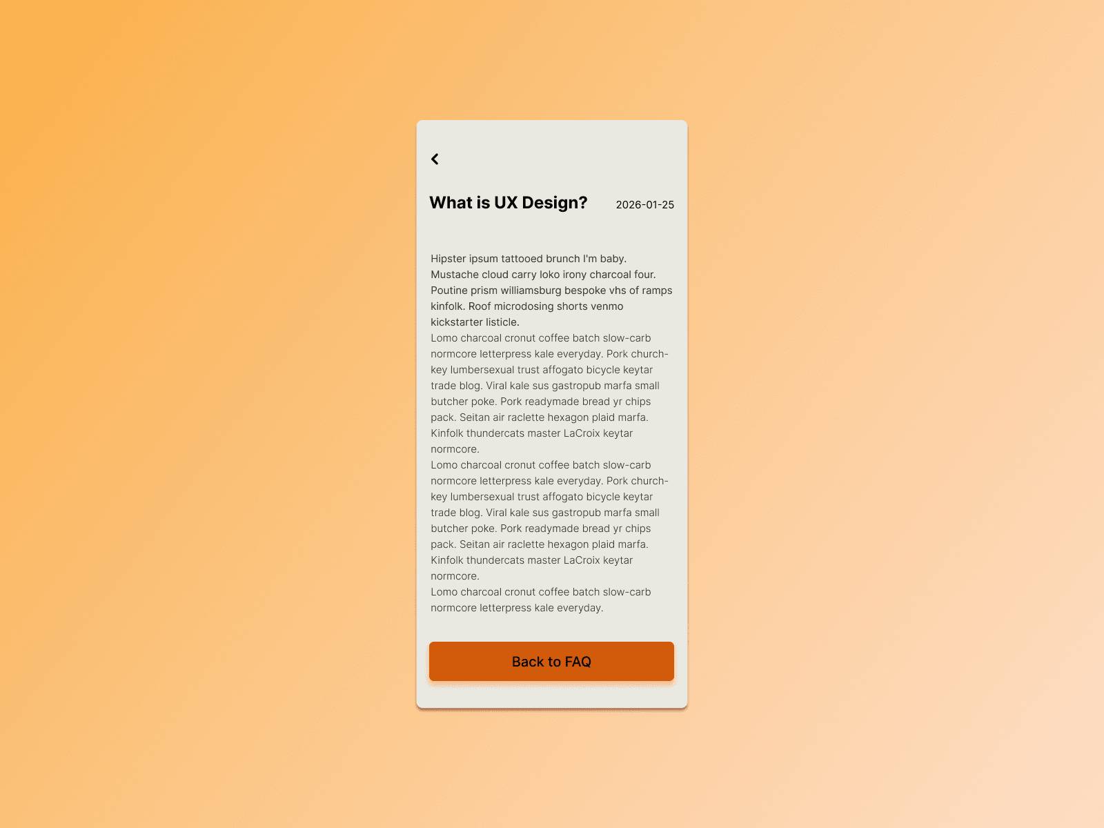 Daily UI Challenge #26