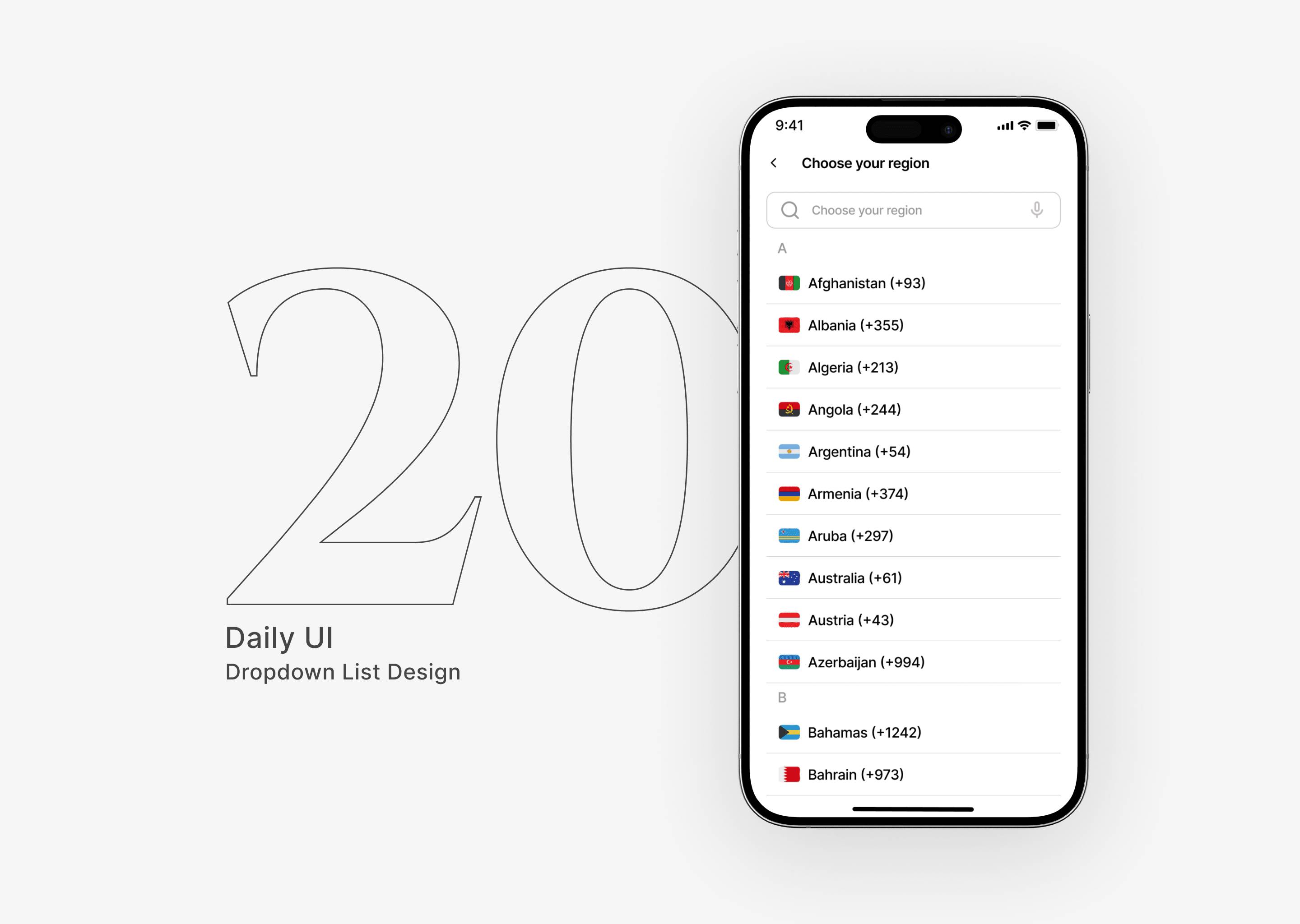 Daily UI Challenge #20