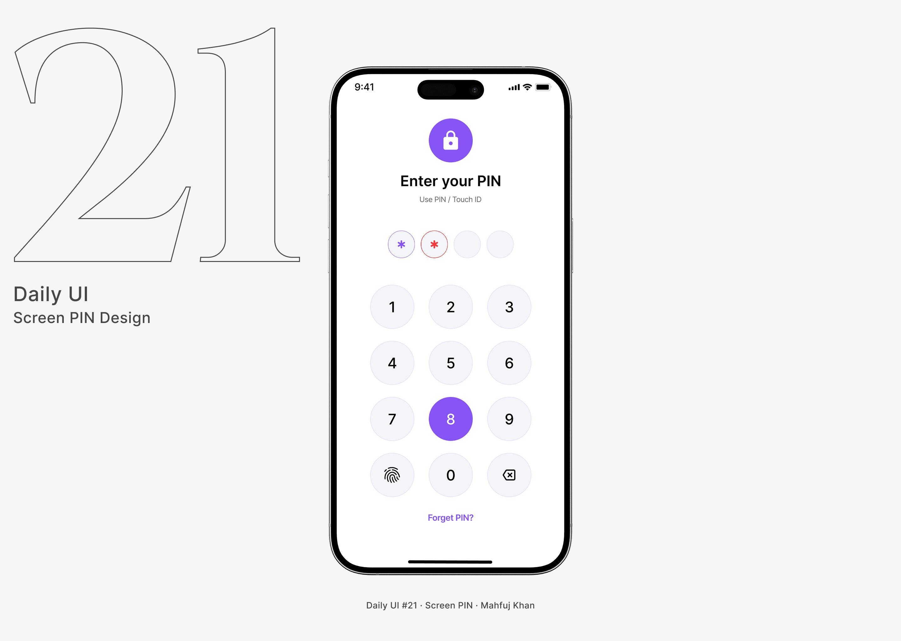 Daily UI Challenge #21