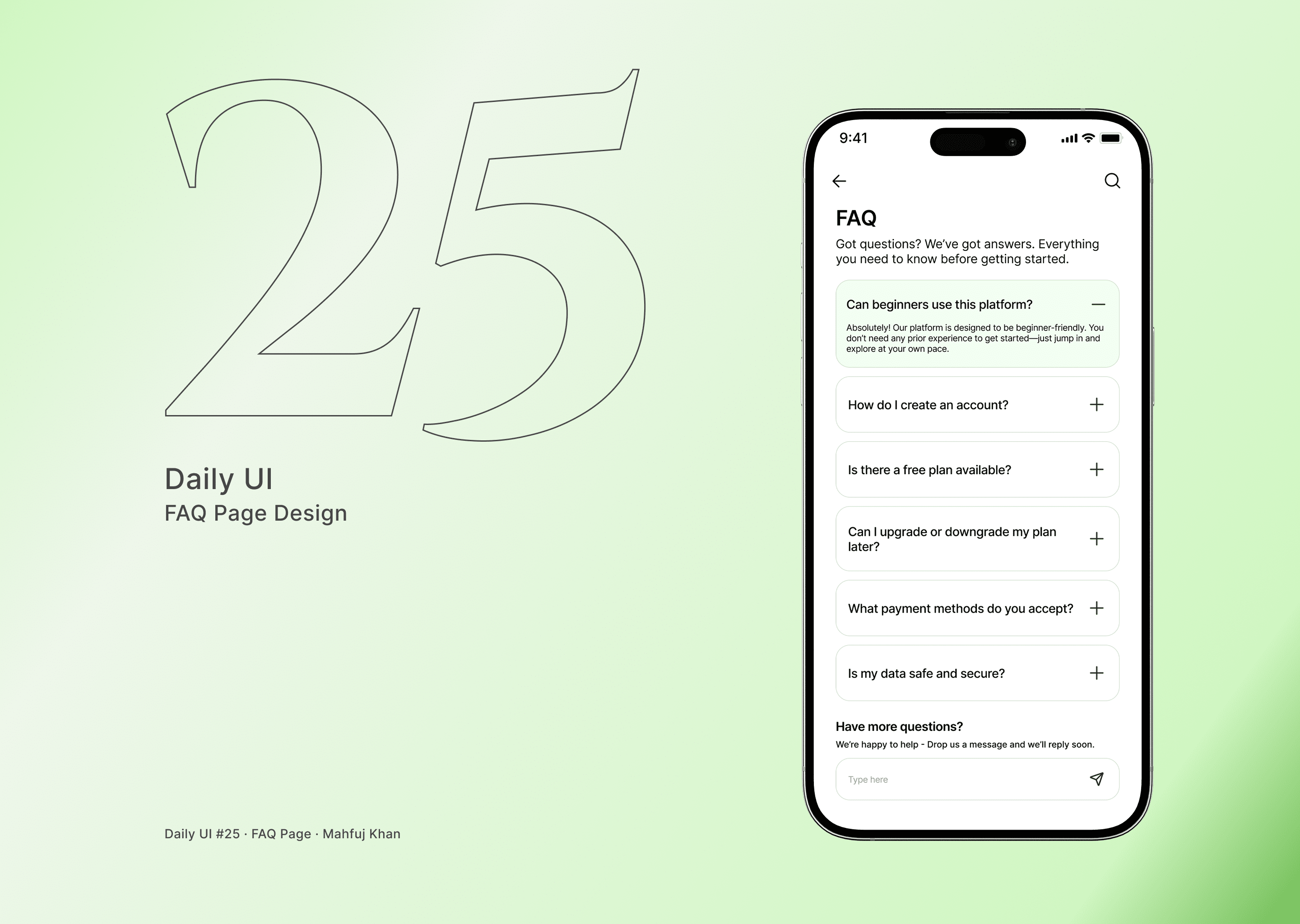 Daily UI Challenge #25