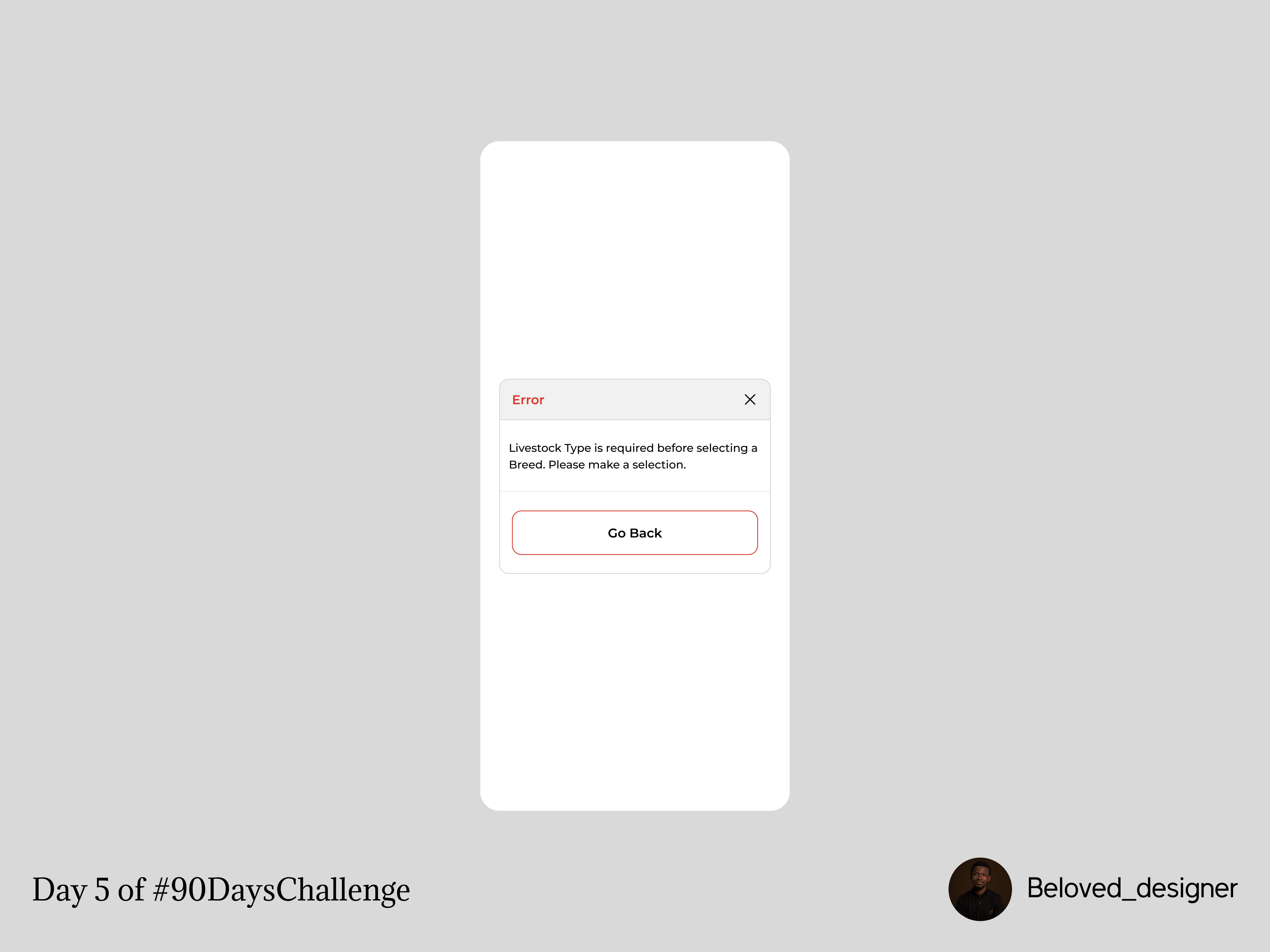 Daily UI Challenge #5