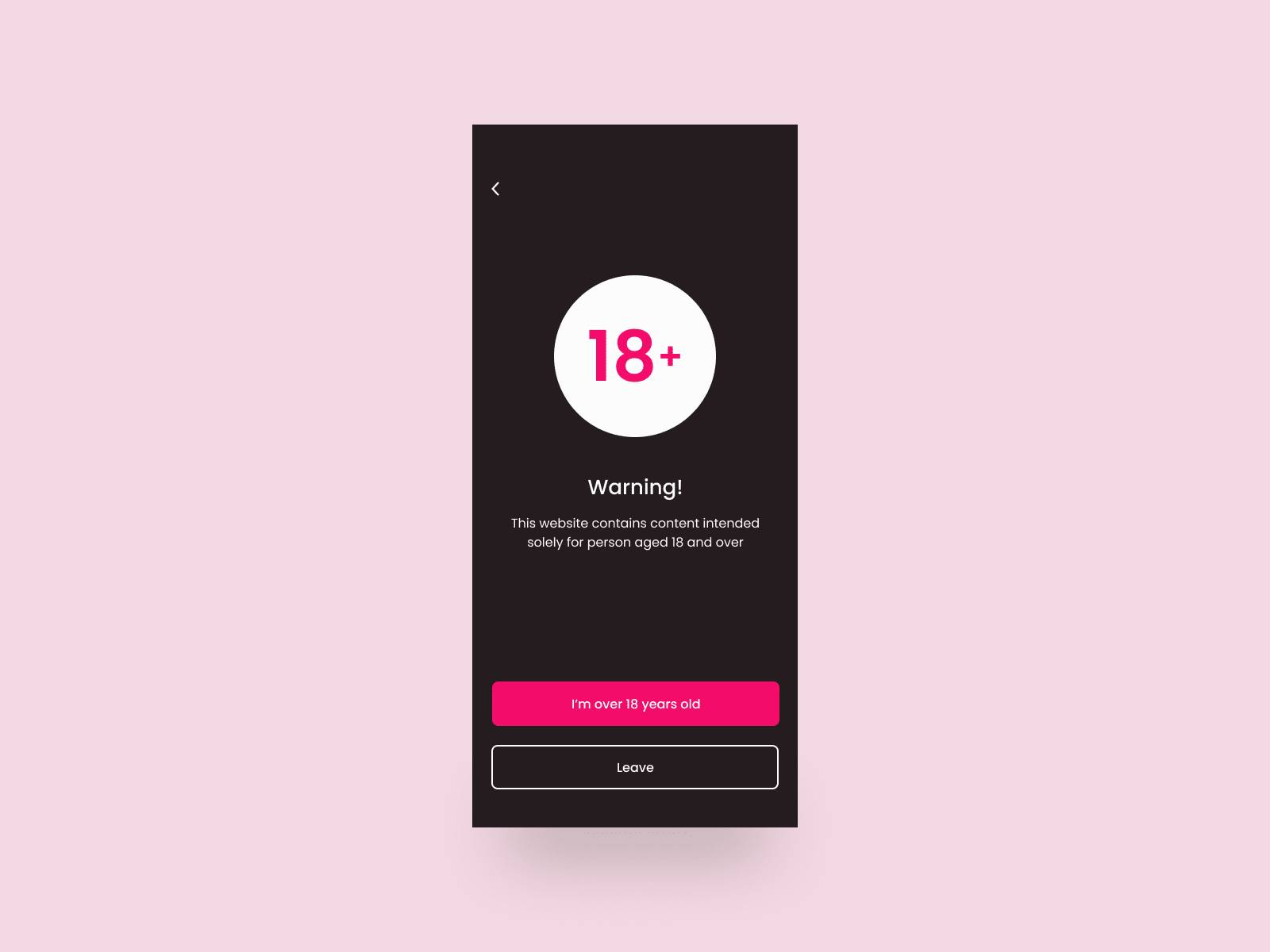 Daily UI Challenge #54