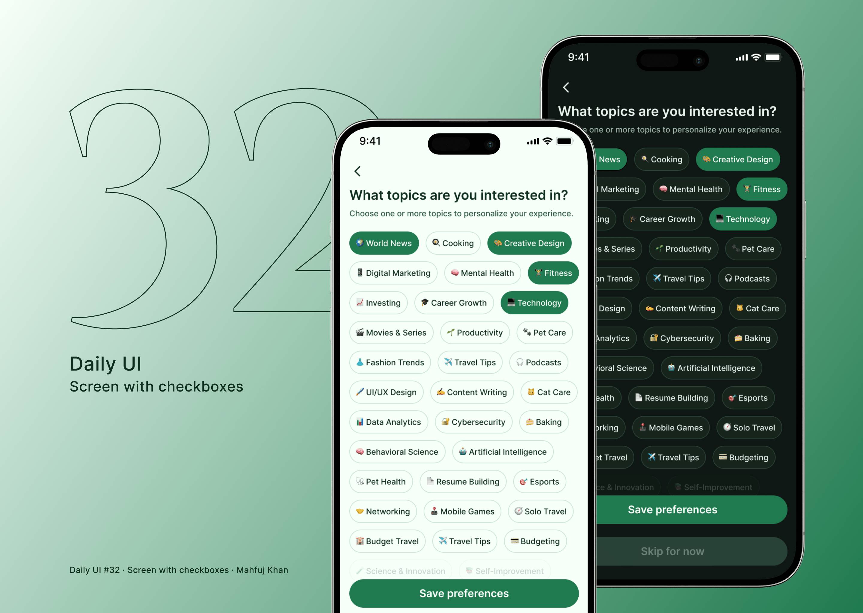 Daily UI Challenge #32