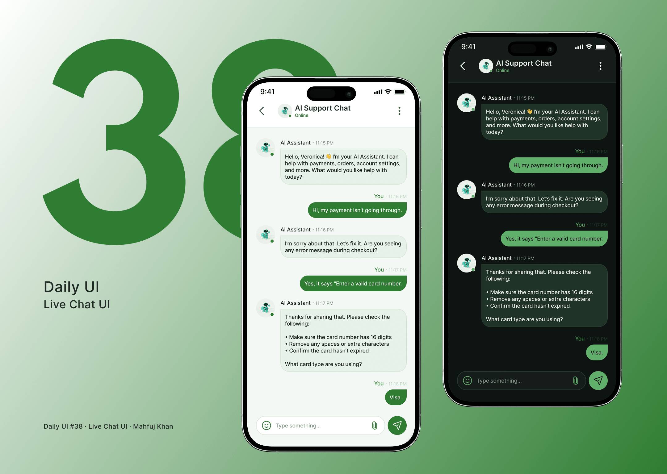 Daily UI Challenge #38