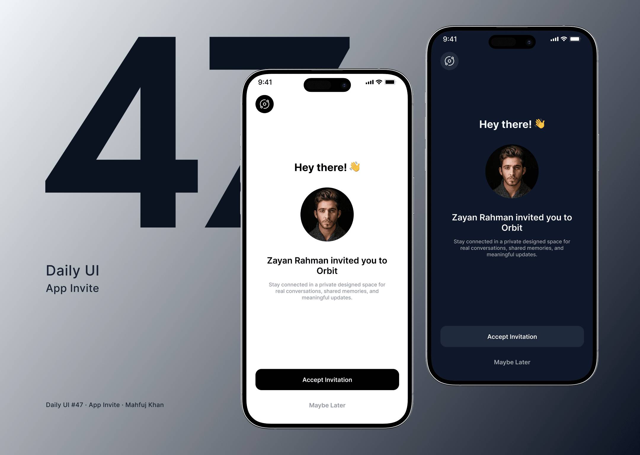 Daily UI Challenge #47