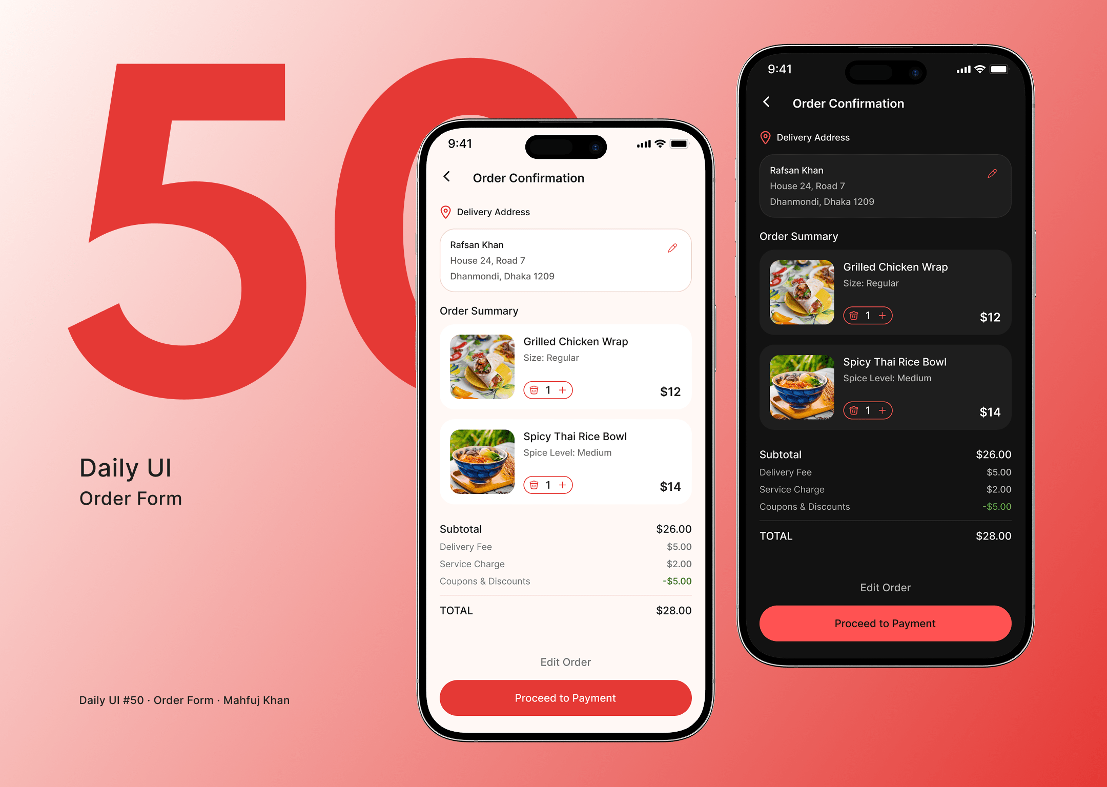 Daily UI Challenge #50