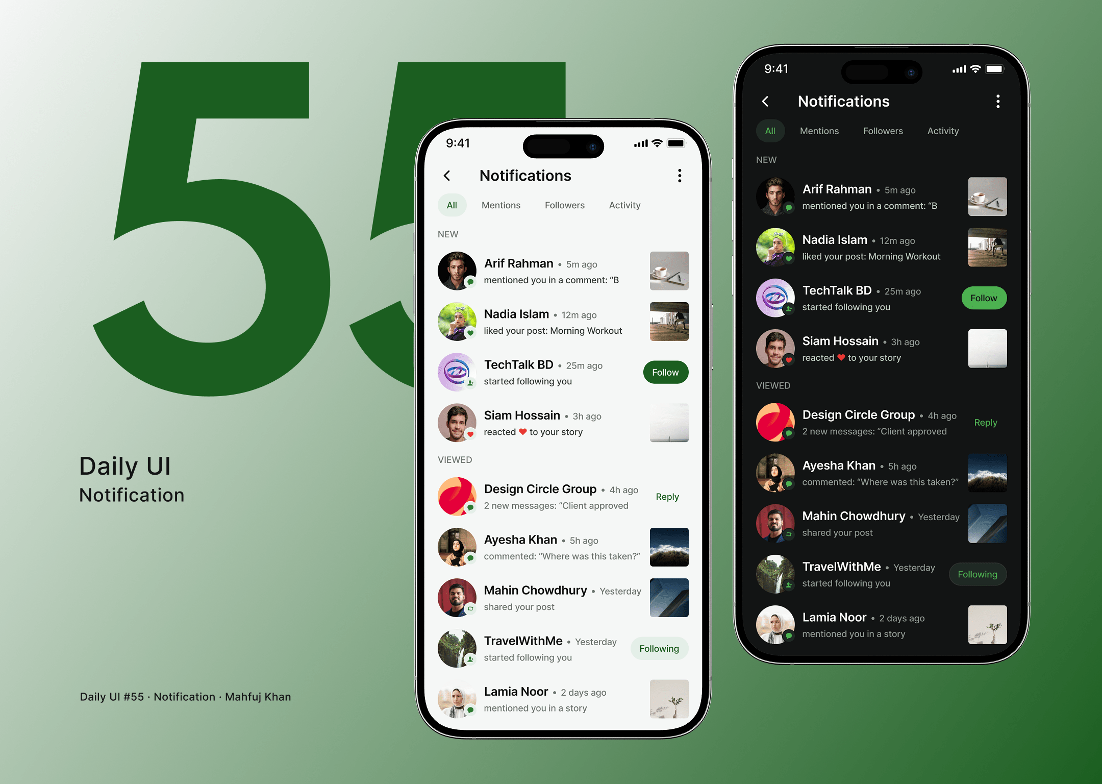 Daily UI Challenge #55