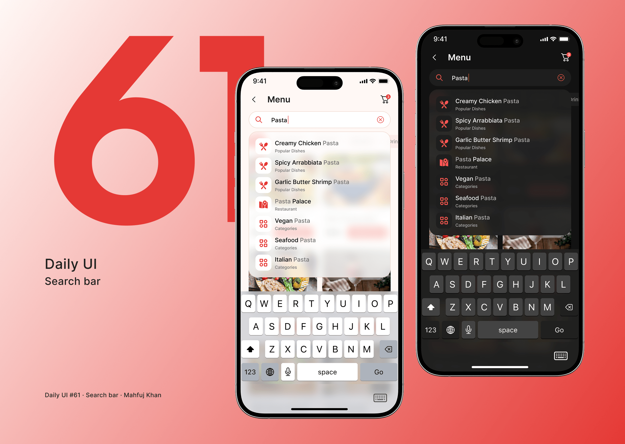 Daily UI Challenge #61