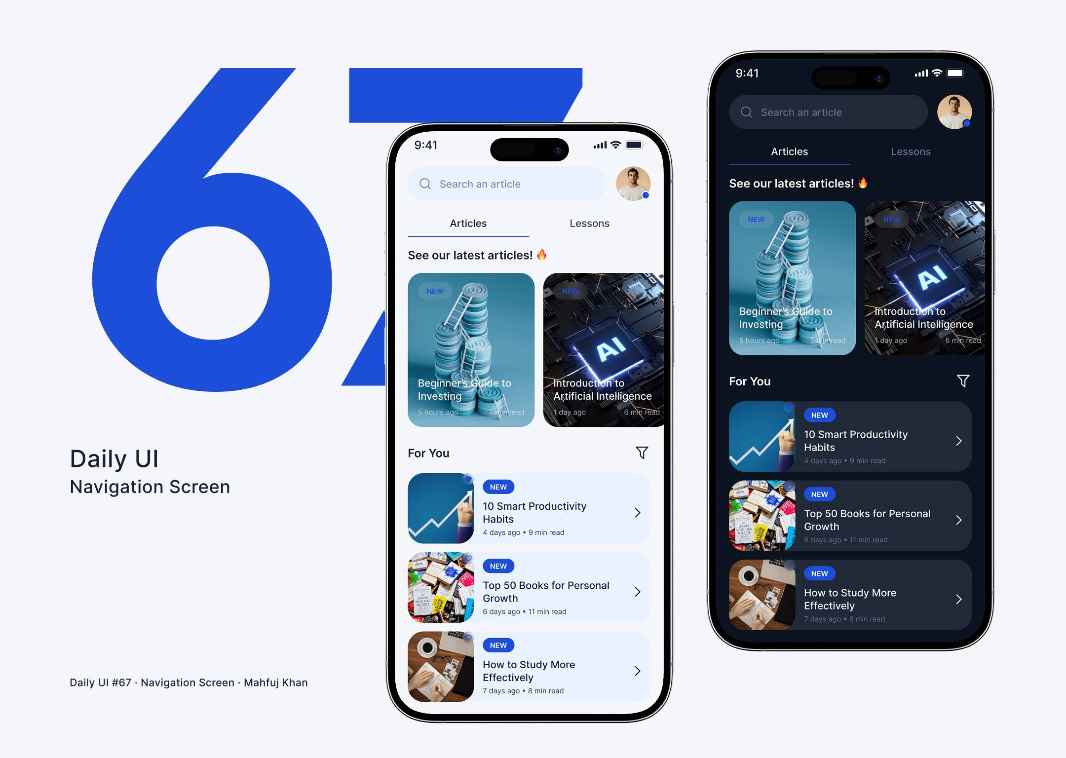 Daily UI Challenge #67