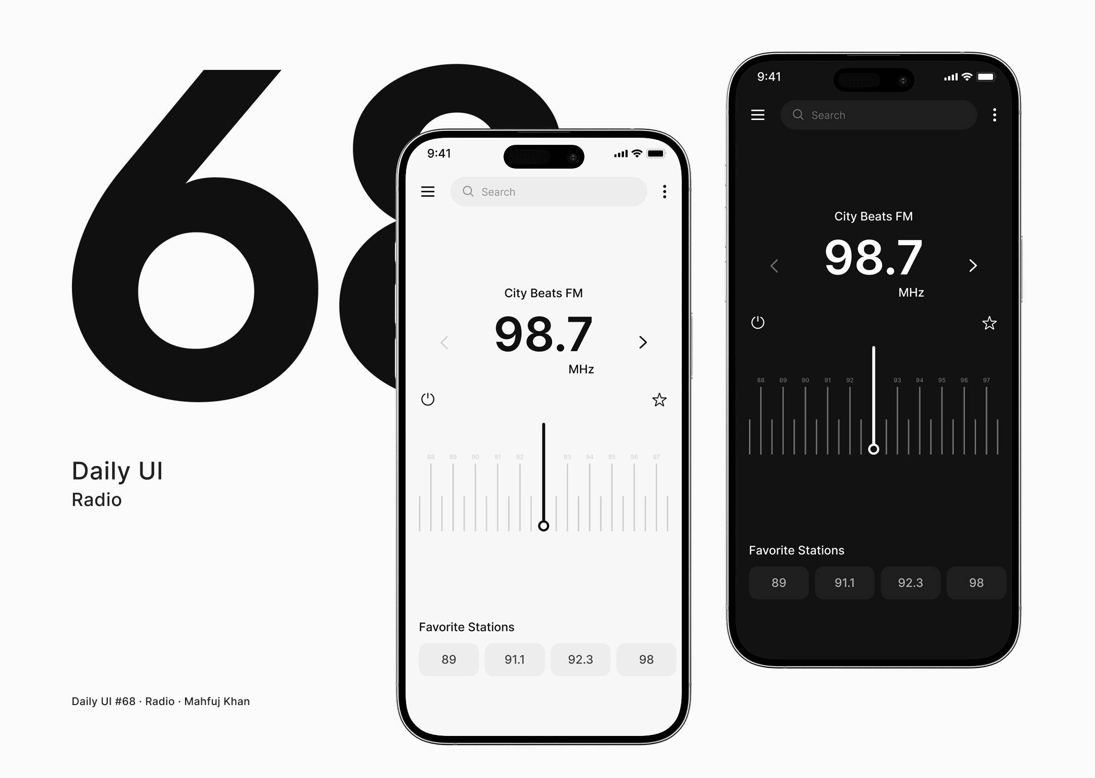Daily UI Challenge #68