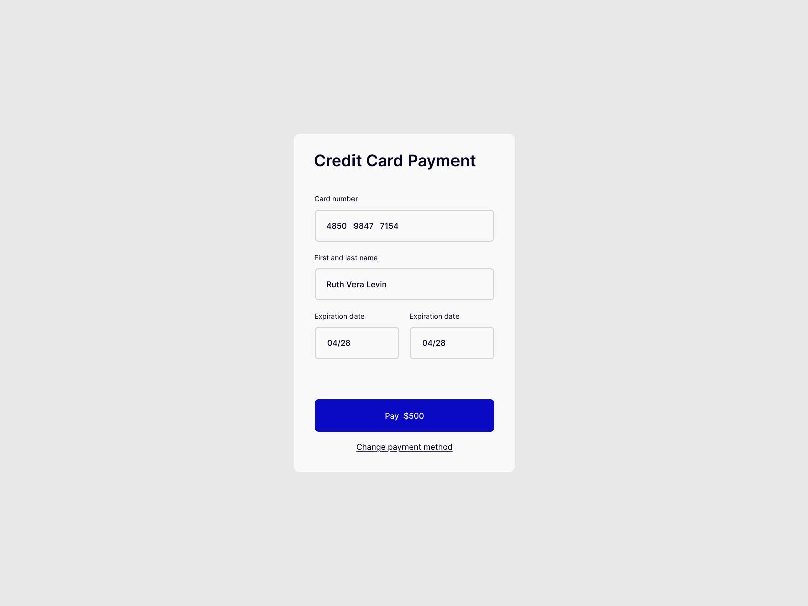Daily UI Challenge #63