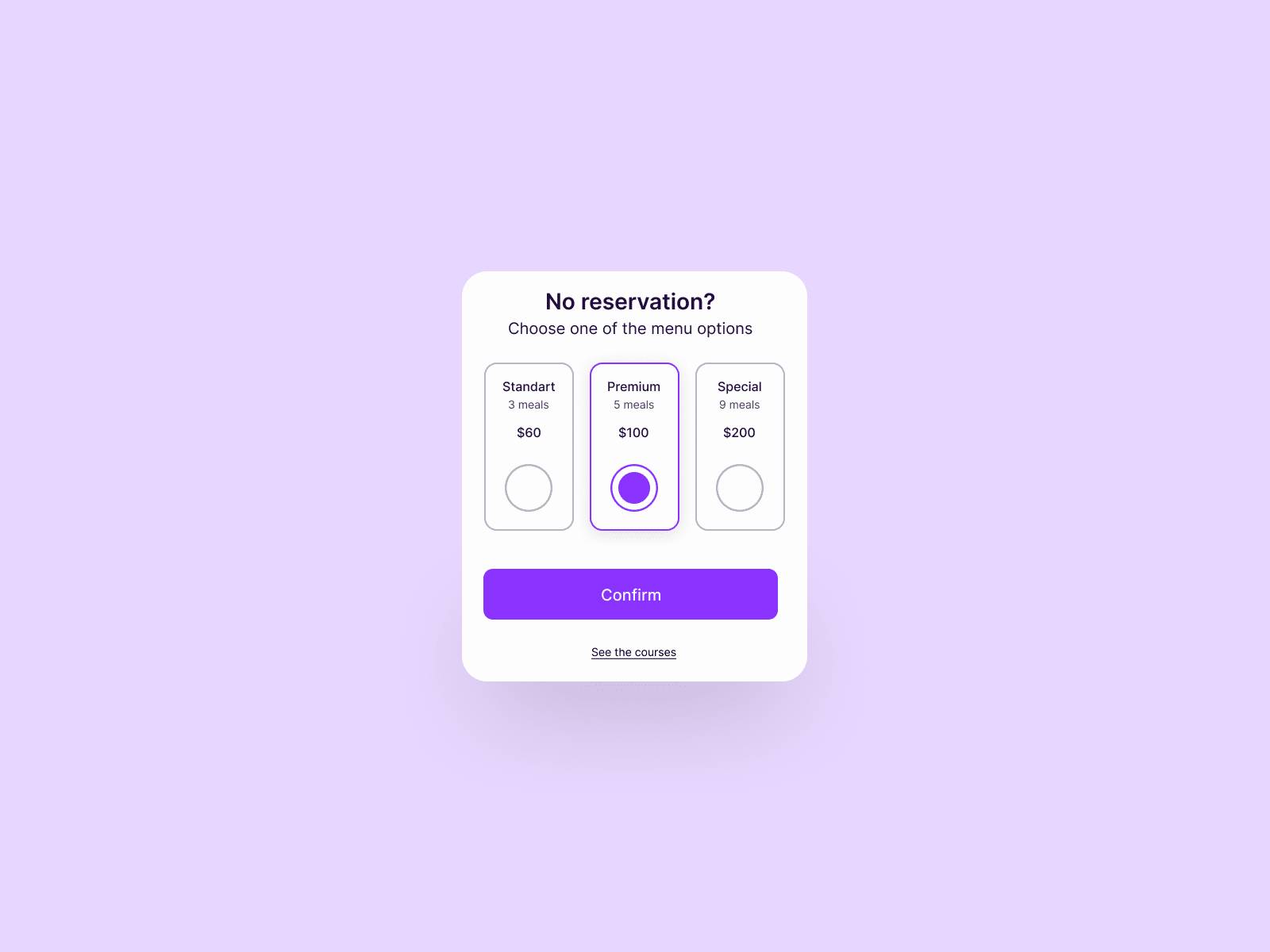 Daily UI Challenge #65