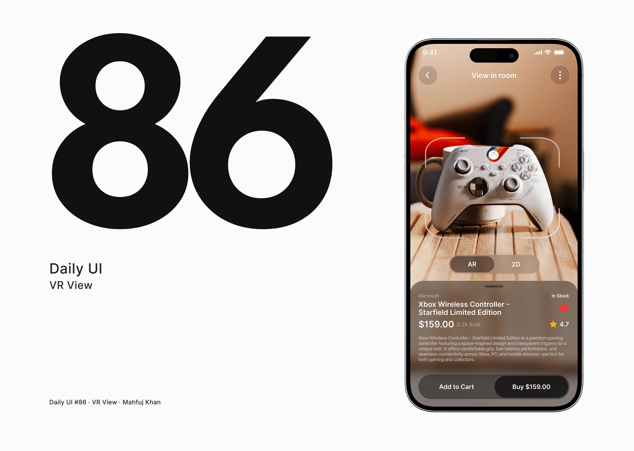 Daily UI Challenge #86