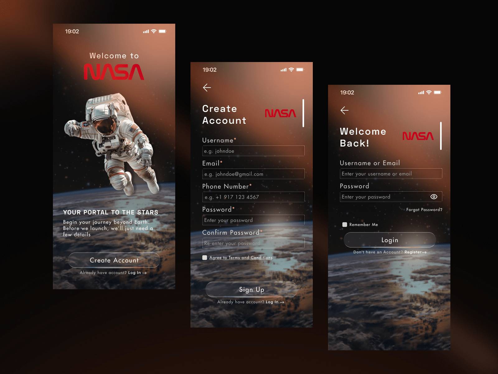Full Login/Register Page