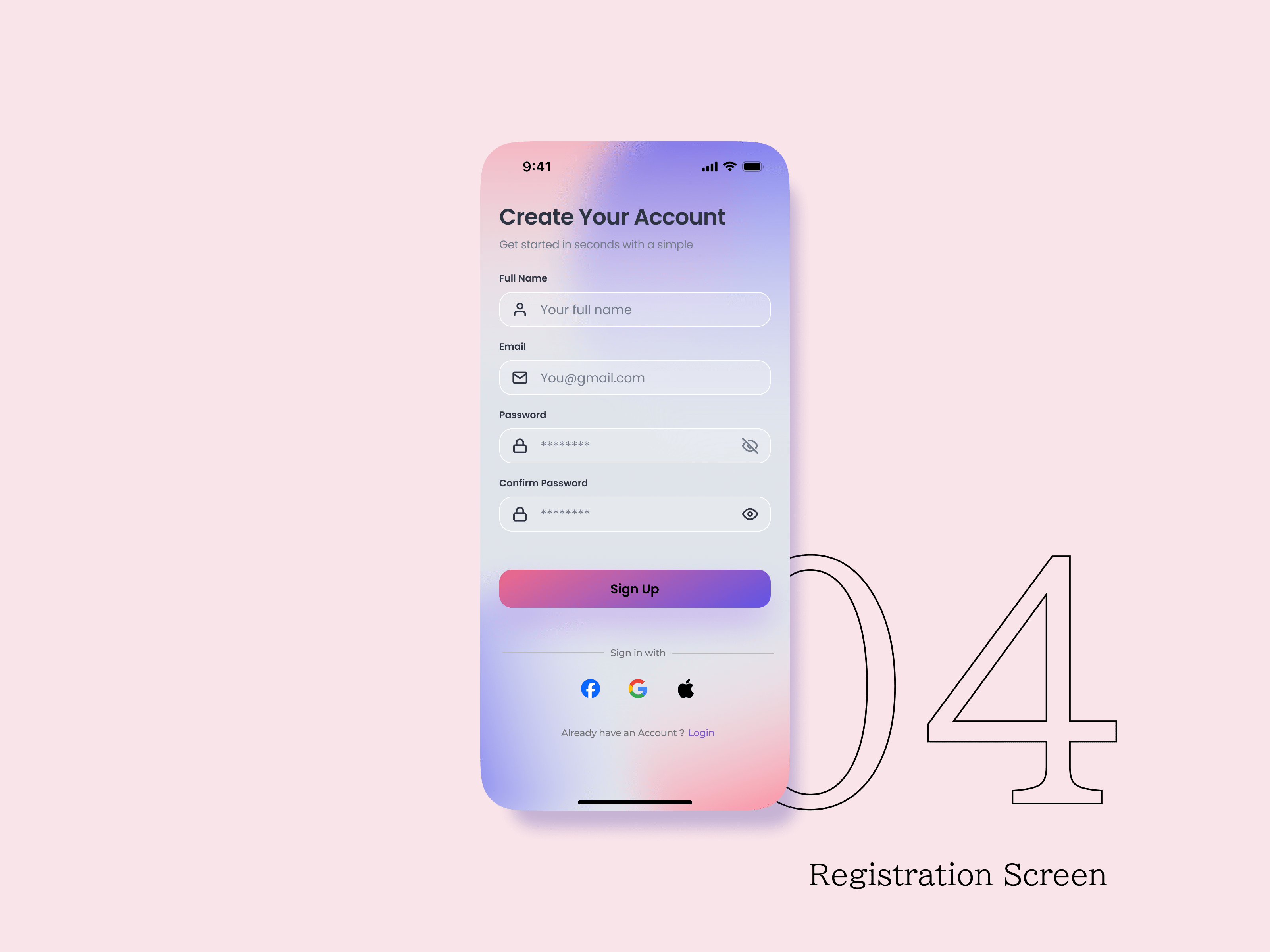 Daily UI Challenge #4