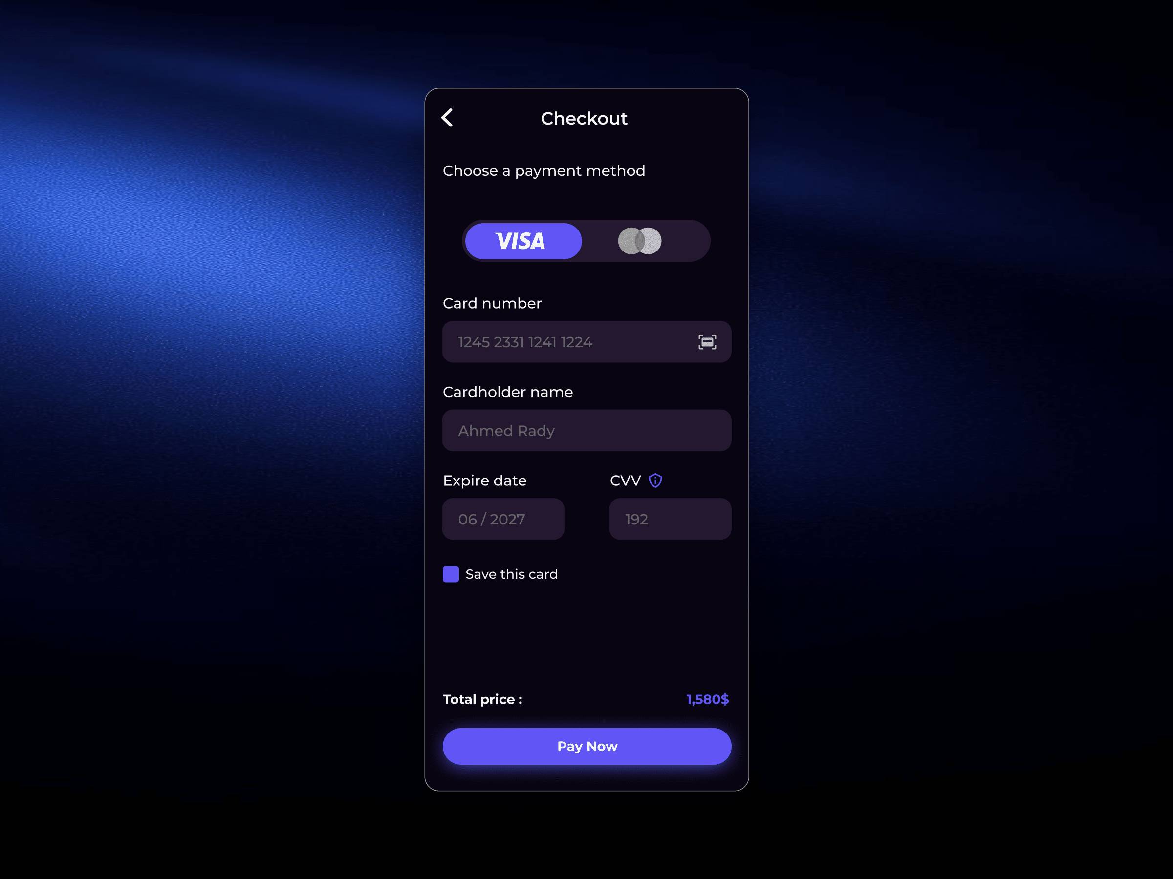 Daily UI Challenge #63