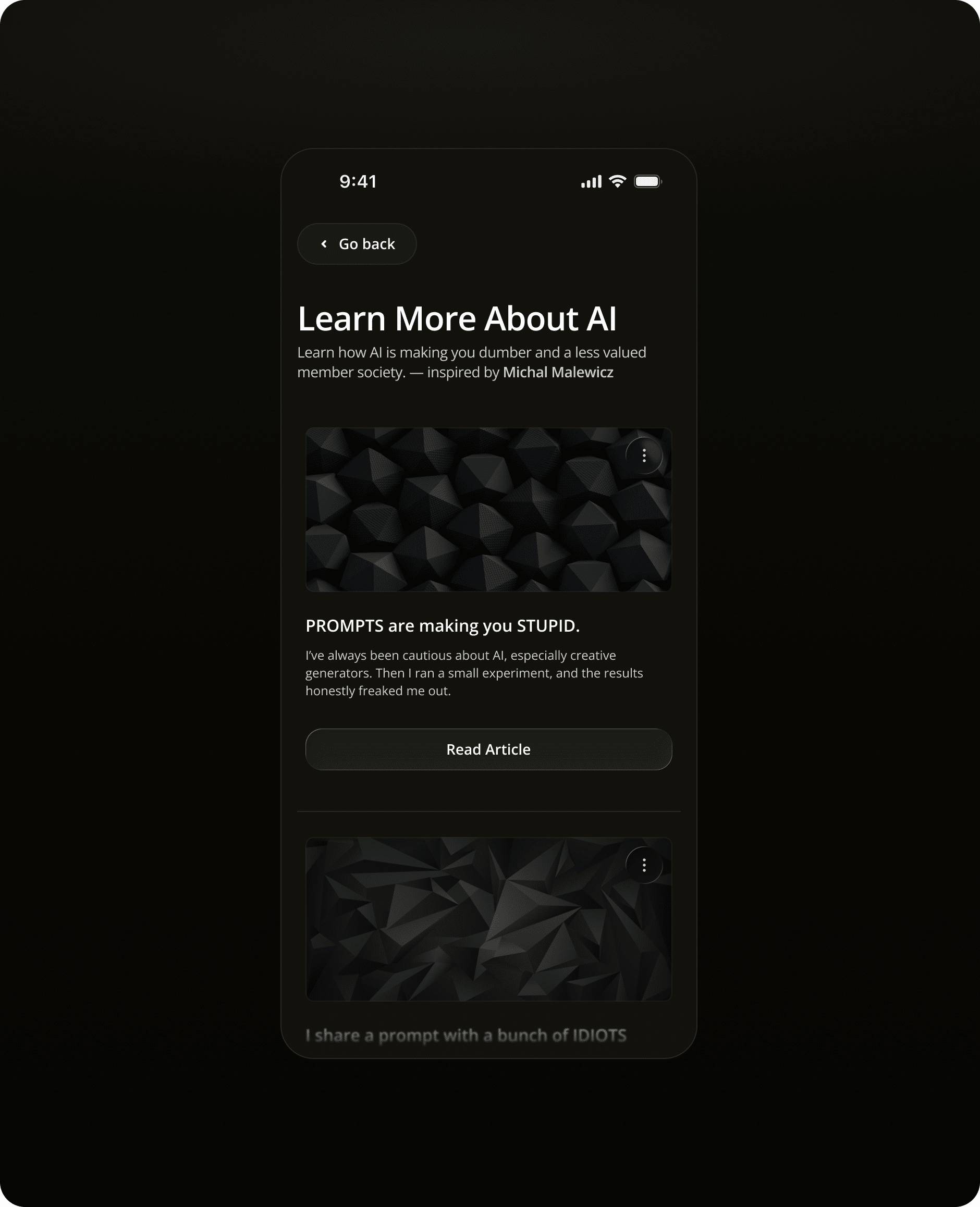 Daily UI Challenge #16